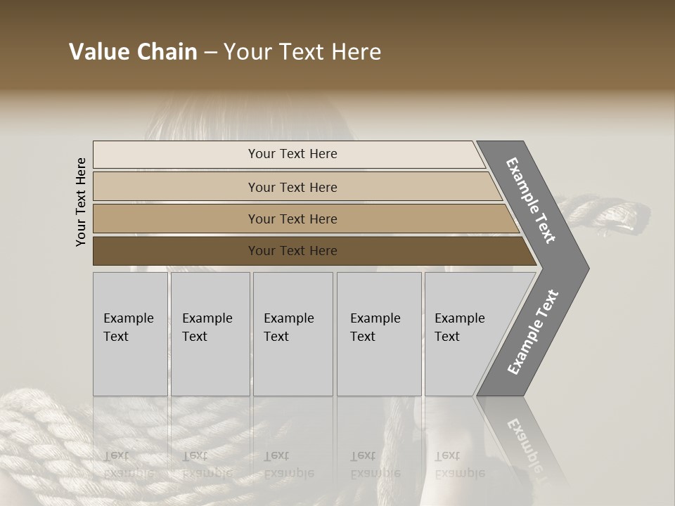 Stuck Person Constrain PowerPoint Template