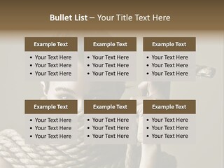 Stuck Person Constrain PowerPoint Template
