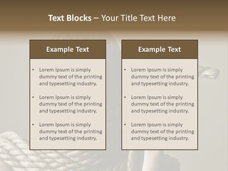Stuck Person Constrain PowerPoint Template
