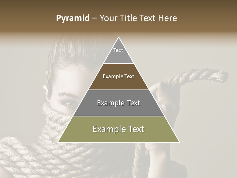 Stuck Person Constrain PowerPoint Template