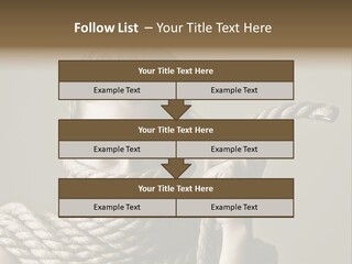 Stuck Person Constrain PowerPoint Template