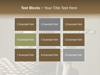 Stuck Person Constrain PowerPoint Template