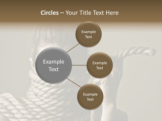 Stuck Person Constrain PowerPoint Template