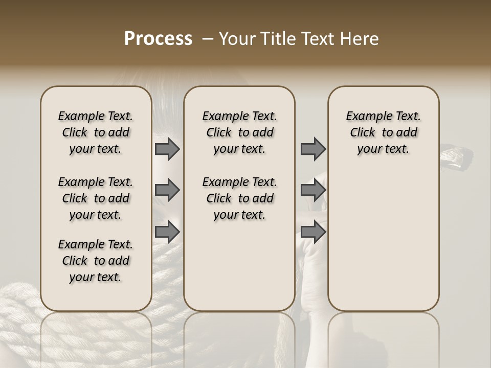 Stuck Person Constrain PowerPoint Template