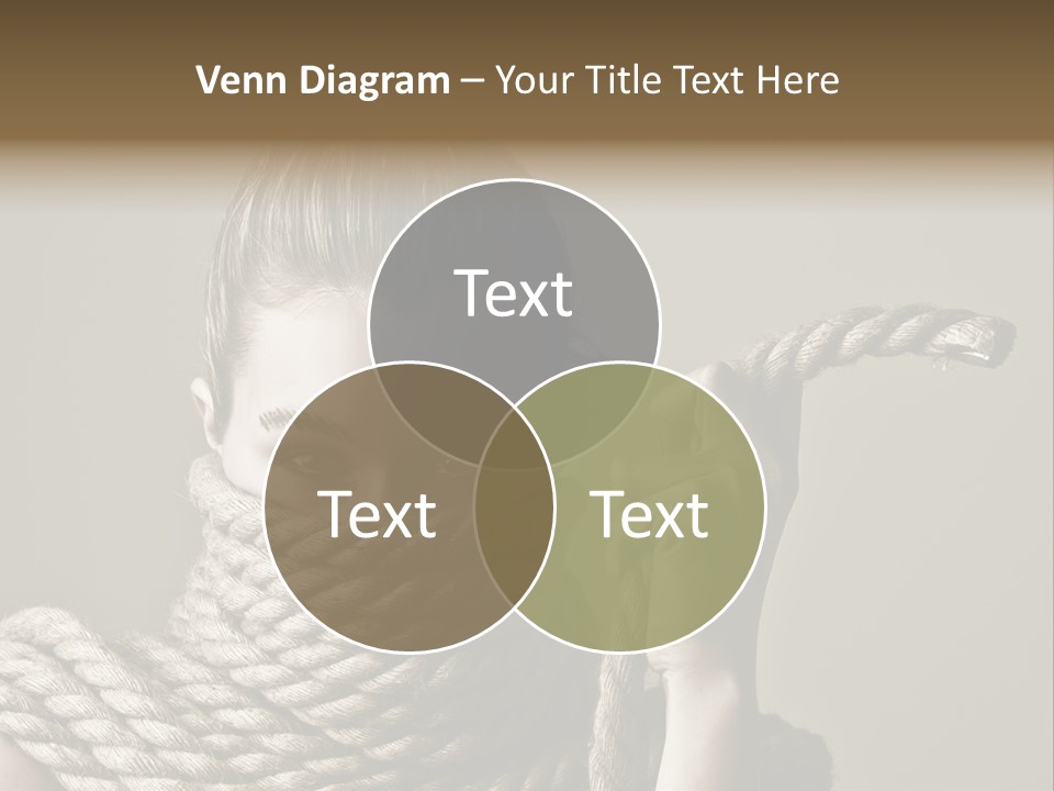 Stuck Person Constrain PowerPoint Template