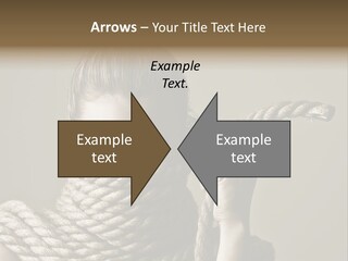 Stuck Person Constrain PowerPoint Template