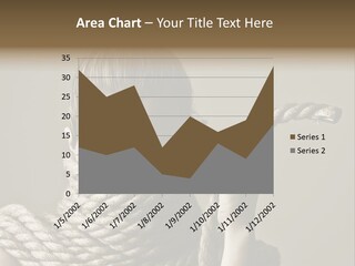 Stuck Person Constrain PowerPoint Template