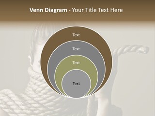 Stuck Person Constrain PowerPoint Template