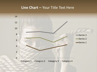 Stuck Person Constrain PowerPoint Template