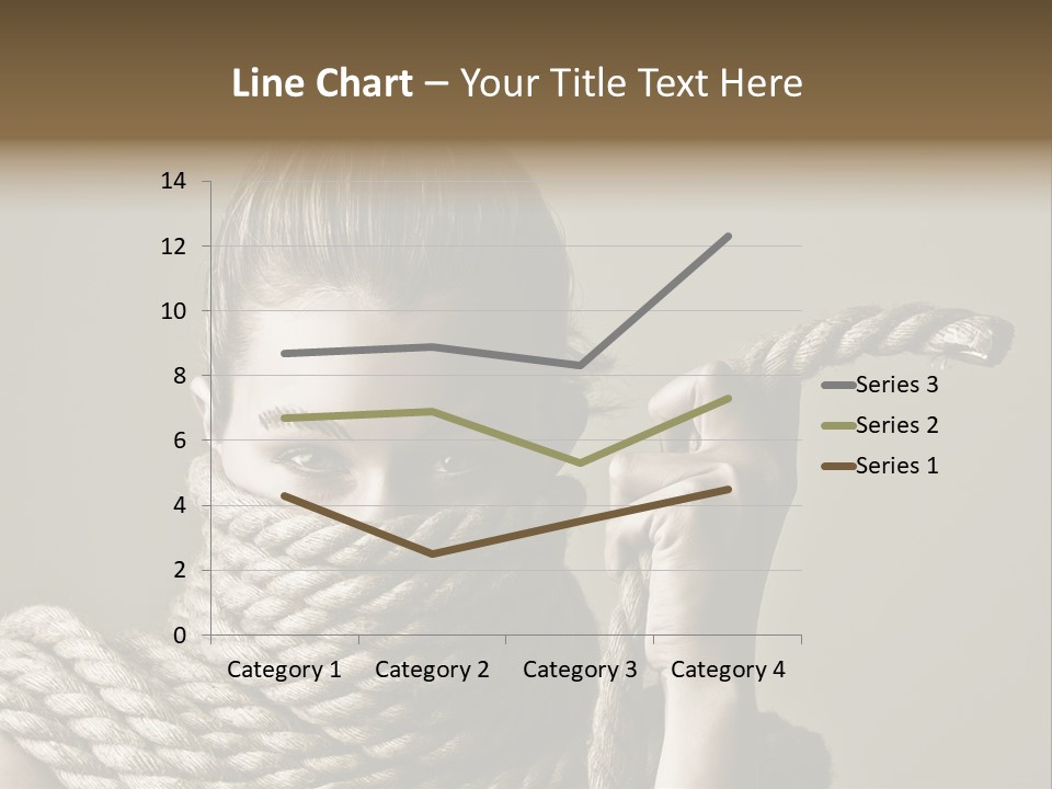 Stuck Person Constrain PowerPoint Template