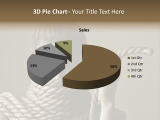 Stuck Person Constrain PowerPoint Template
