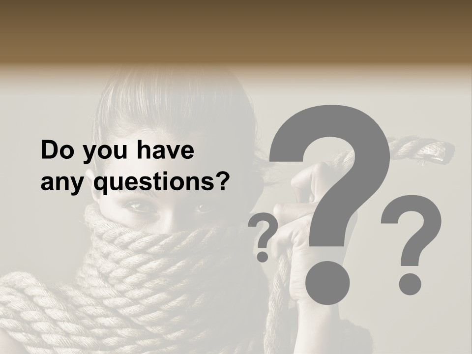 Stuck Person Constrain PowerPoint Template