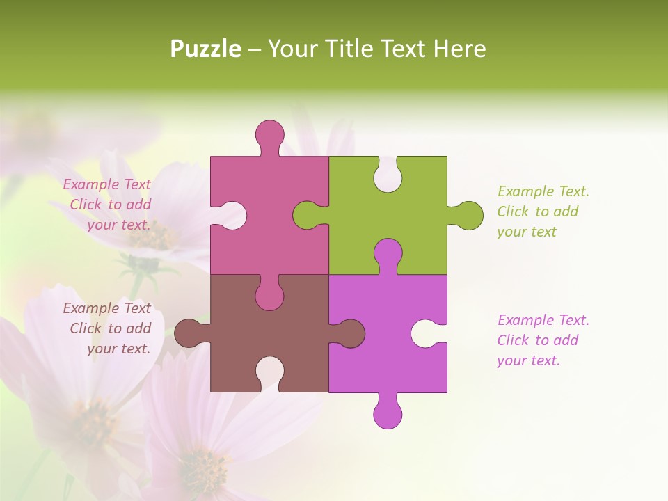 Isolated Wallpaper Close Up PowerPoint Template