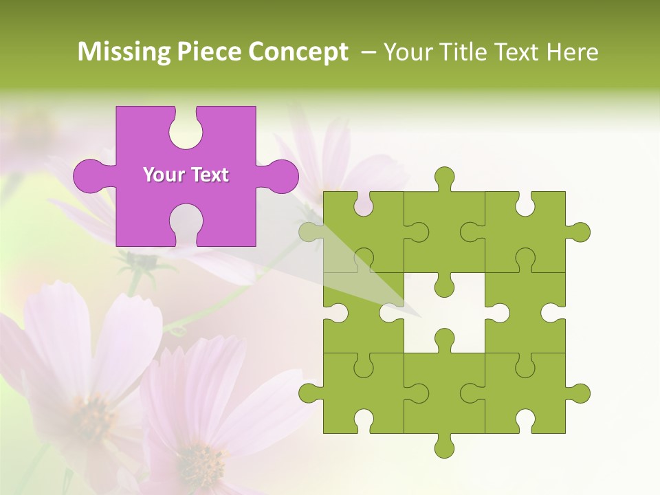 Isolated Wallpaper Close Up PowerPoint Template