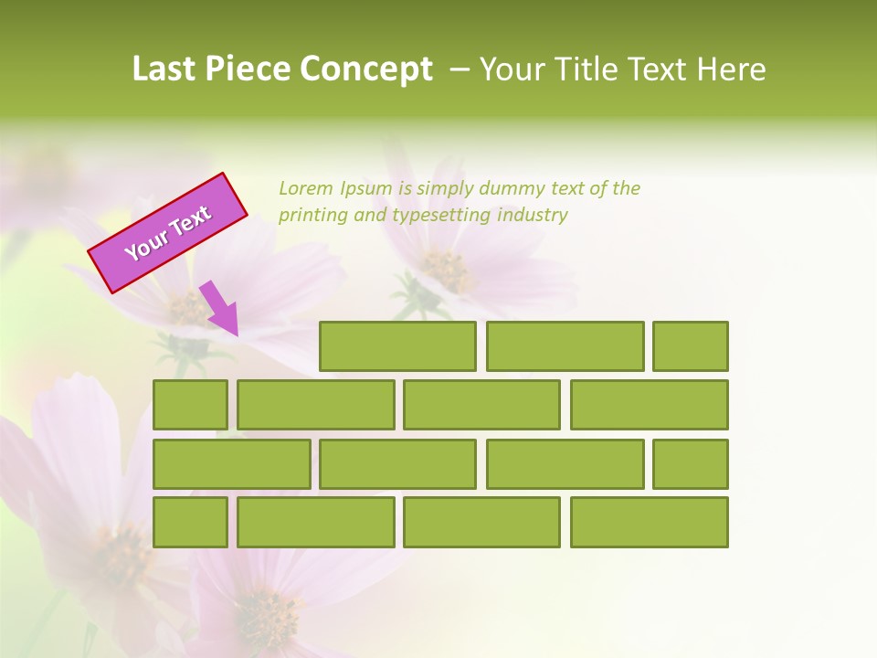 Isolated Wallpaper Close Up PowerPoint Template