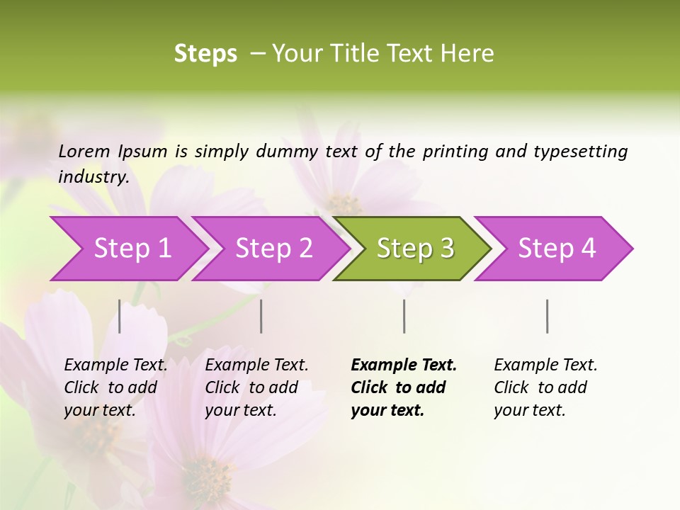 Isolated Wallpaper Close Up PowerPoint Template