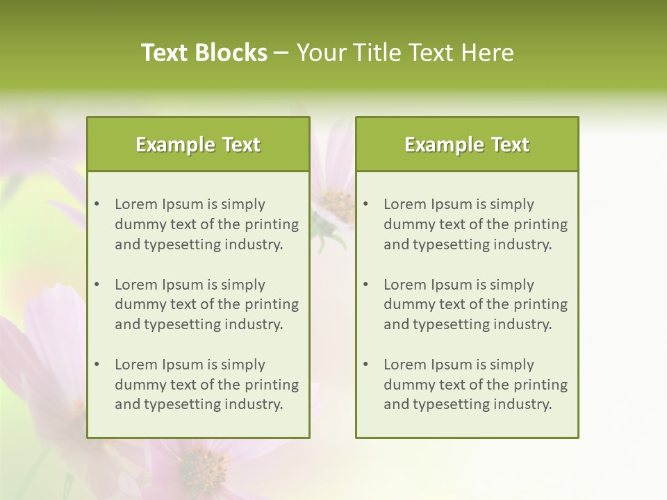 Isolated Wallpaper Close Up PowerPoint Template