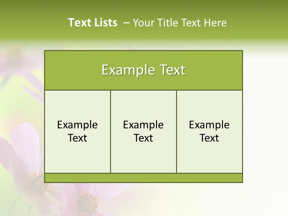 Isolated Wallpaper Close Up PowerPoint Template