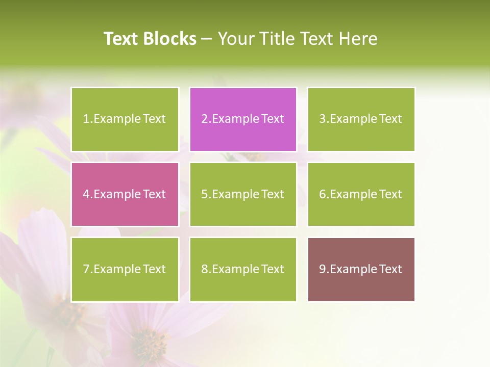 Isolated Wallpaper Close Up PowerPoint Template