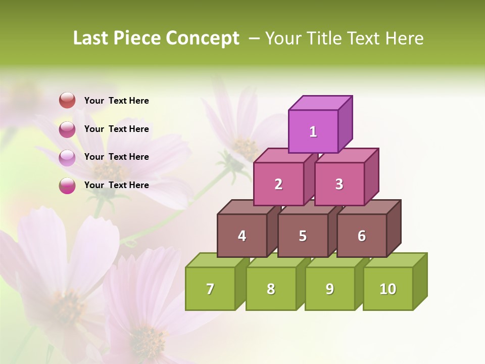 Isolated Wallpaper Close Up PowerPoint Template