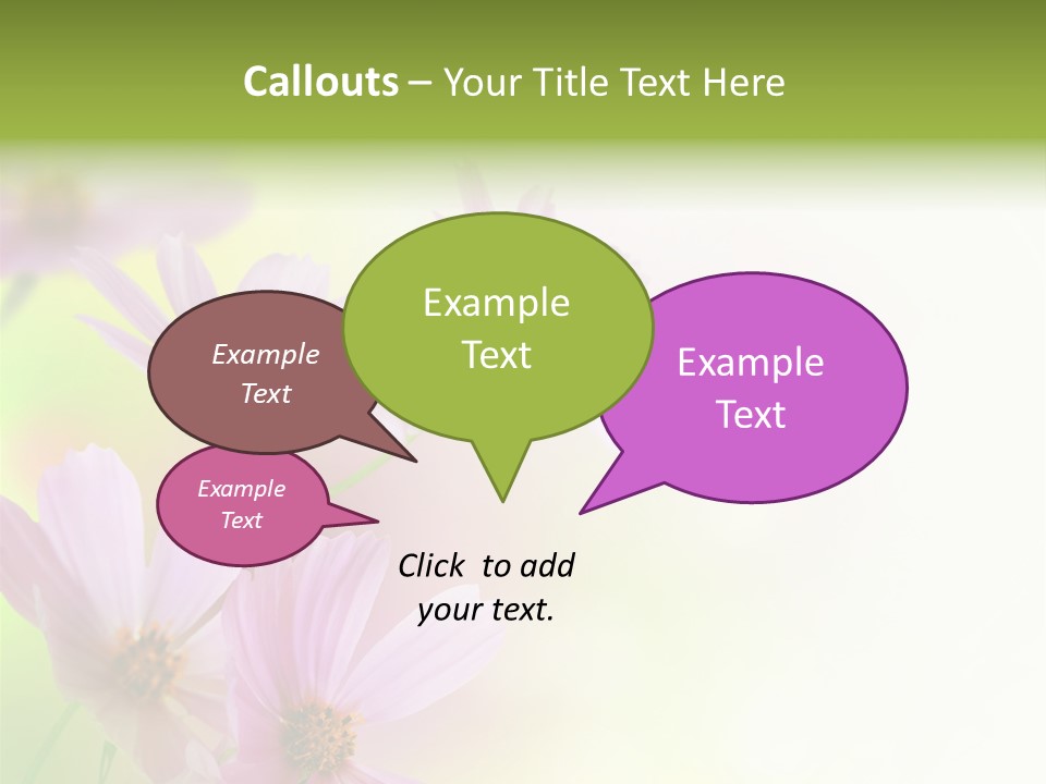 Isolated Wallpaper Close Up PowerPoint Template