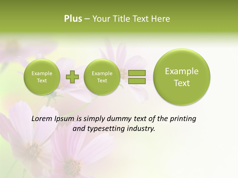 Isolated Wallpaper Close Up PowerPoint Template