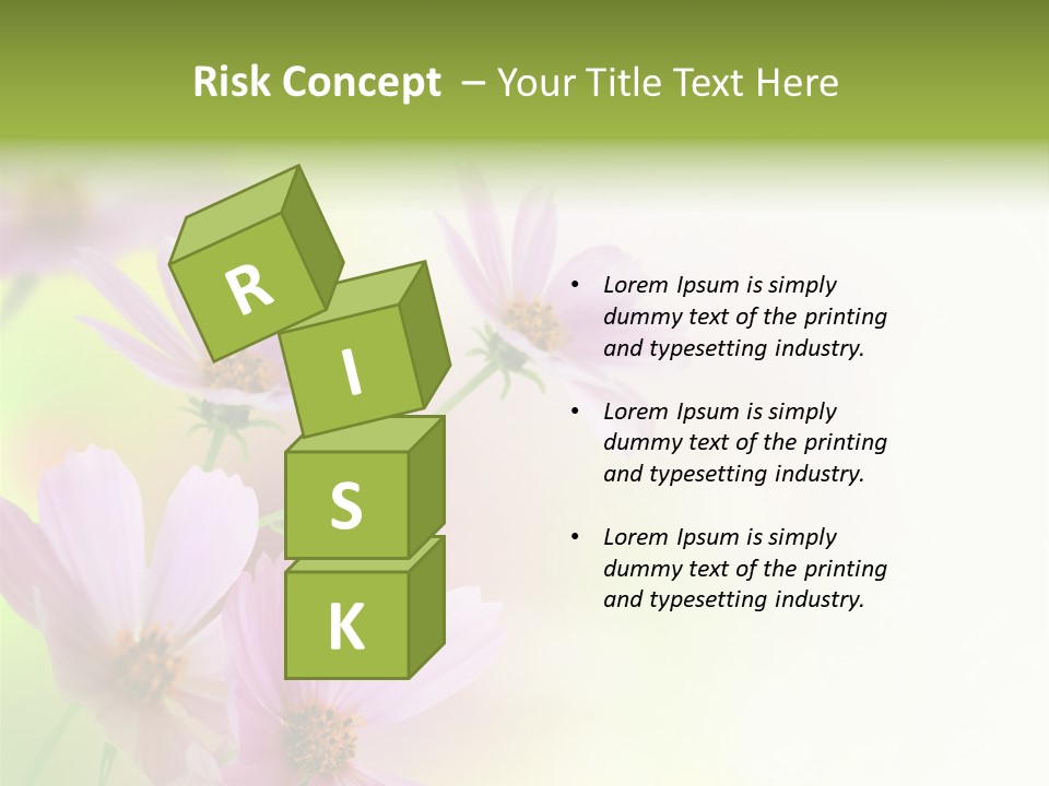 Isolated Wallpaper Close Up PowerPoint Template