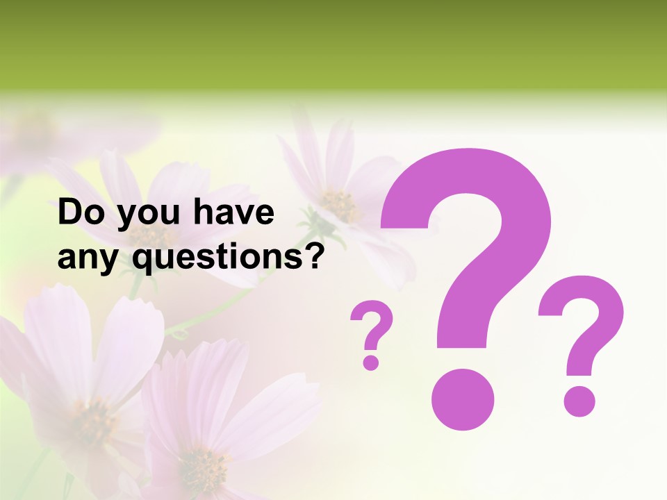 Isolated Wallpaper Close Up PowerPoint Template