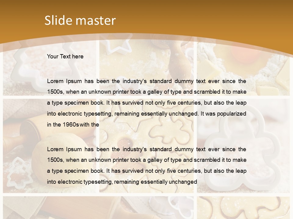 Meal Preparing Food PowerPoint Template