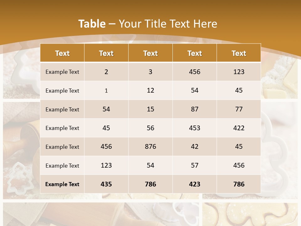 Meal Preparing Food PowerPoint Template