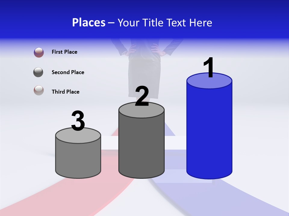 Start Young Standing PowerPoint Template