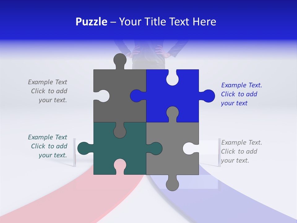 Start Young Standing PowerPoint Template