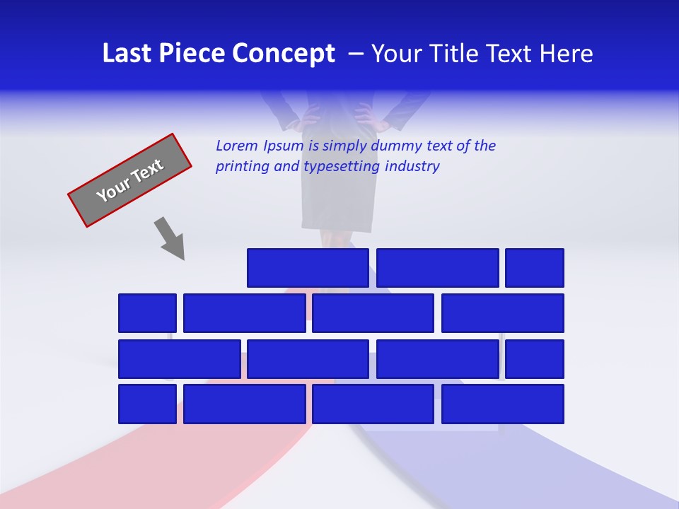 Start Young Standing PowerPoint Template