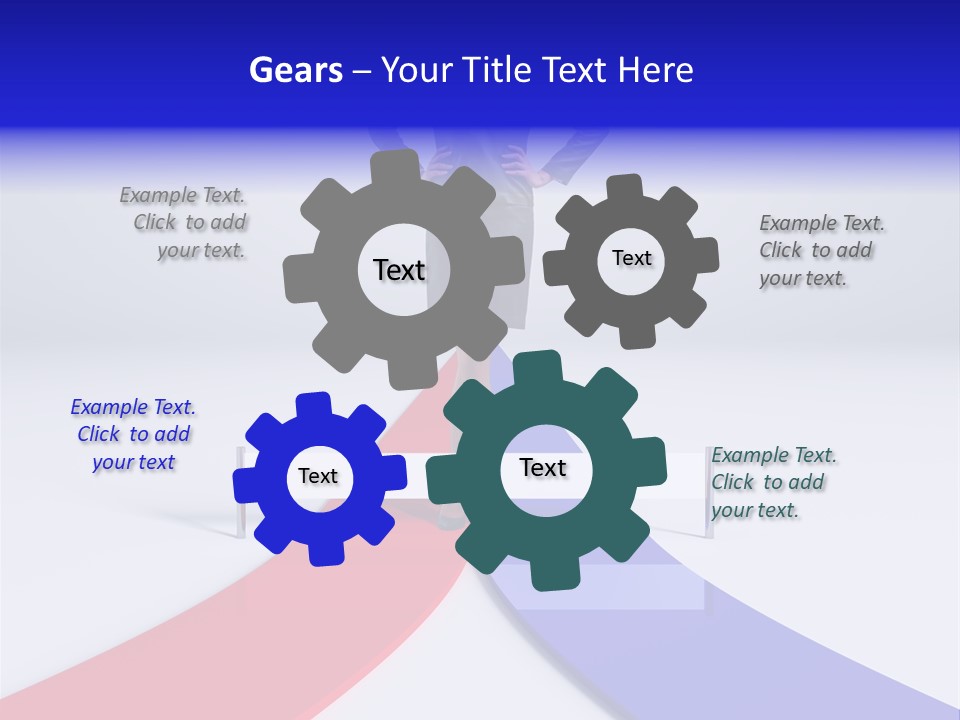 Start Young Standing PowerPoint Template