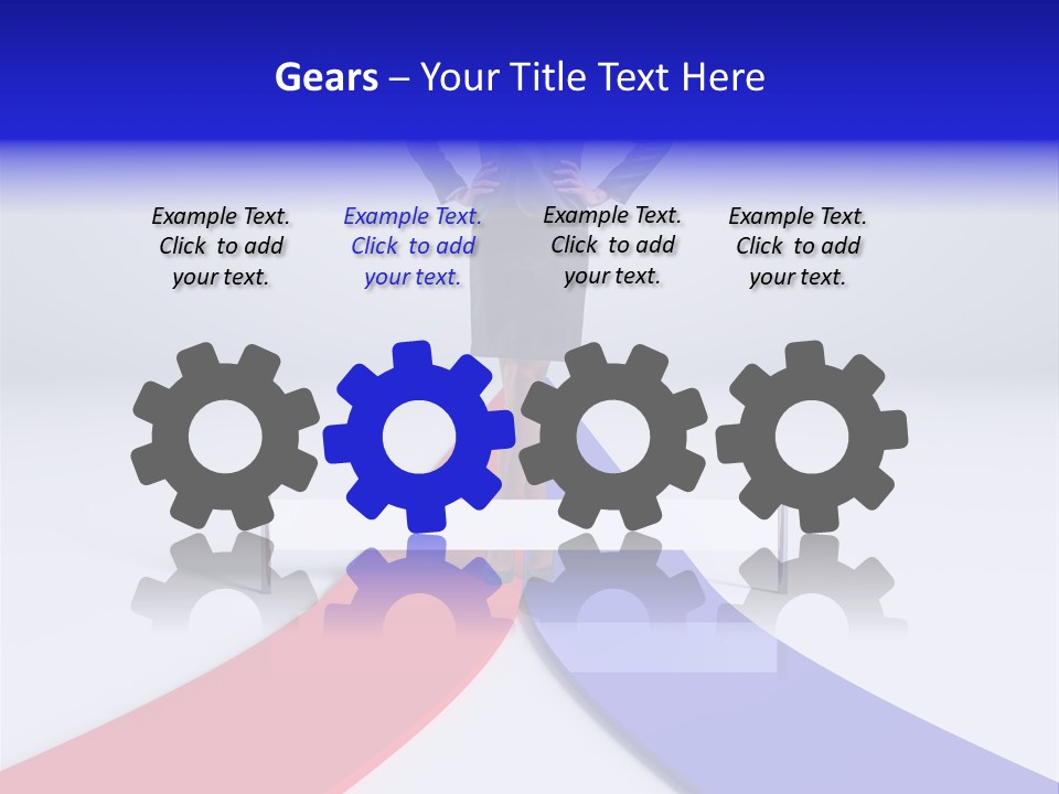 Start Young Standing PowerPoint Template