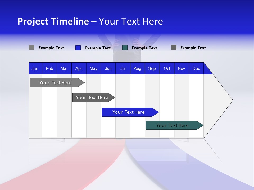 Start Young Standing PowerPoint Template
