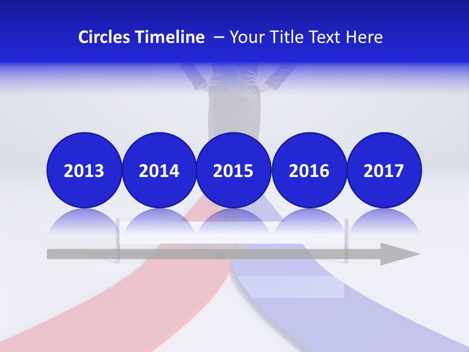 Start Young Standing PowerPoint Template