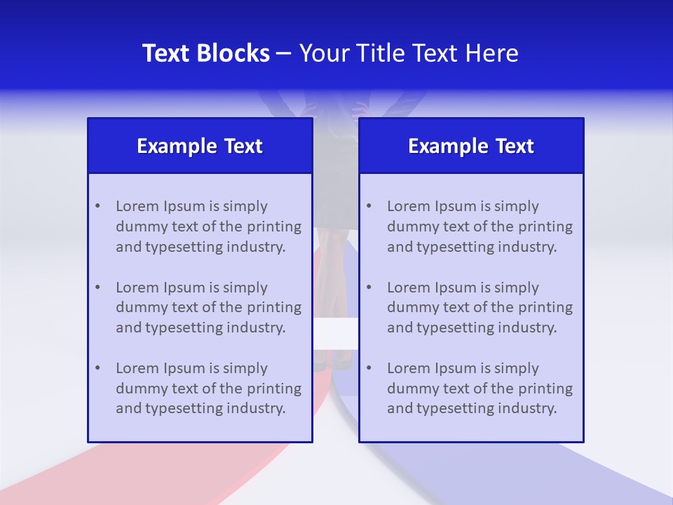 Start Young Standing PowerPoint Template
