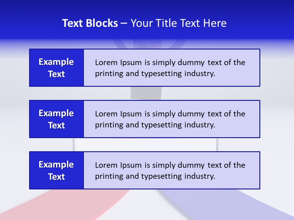 Start Young Standing PowerPoint Template