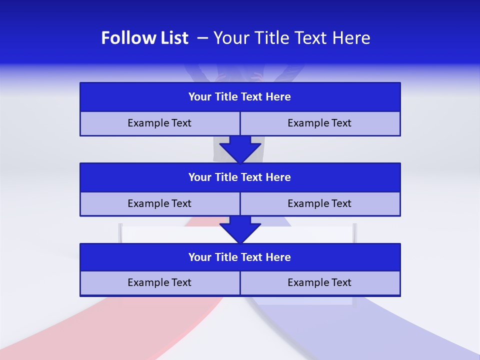 Start Young Standing PowerPoint Template