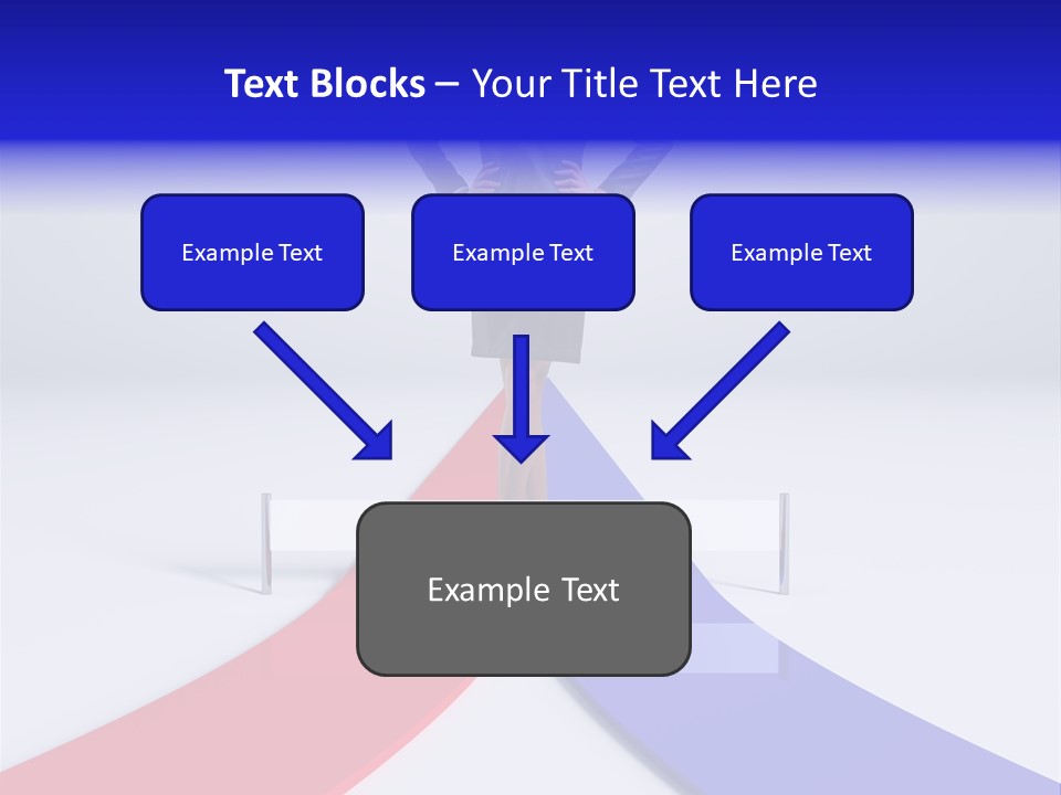 Start Young Standing PowerPoint Template