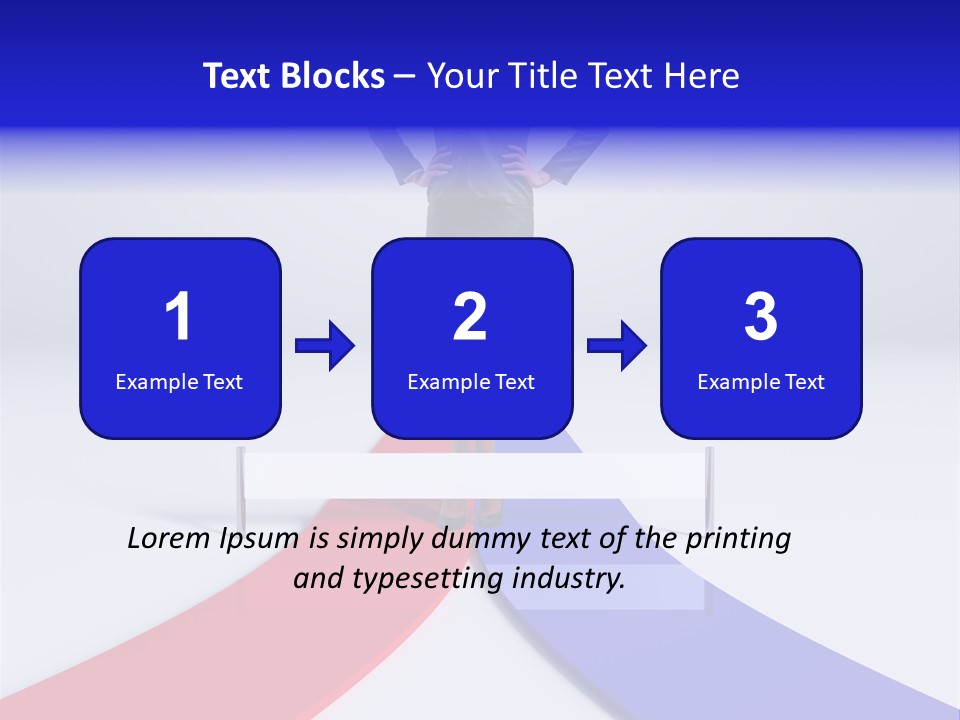 Start Young Standing PowerPoint Template