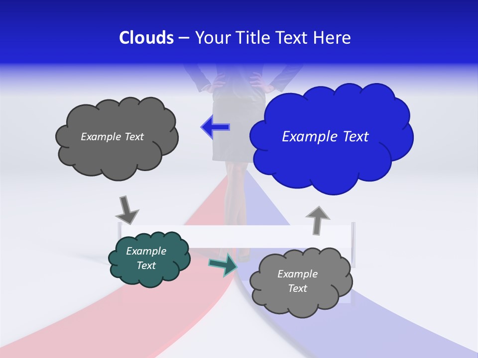 Start Young Standing PowerPoint Template
