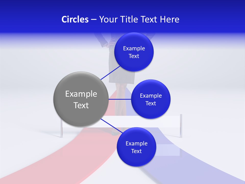 Start Young Standing PowerPoint Template