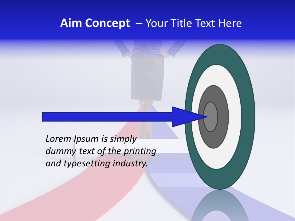 Start Young Standing PowerPoint Template