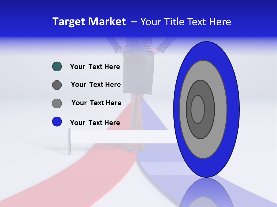 Start Young Standing PowerPoint Template