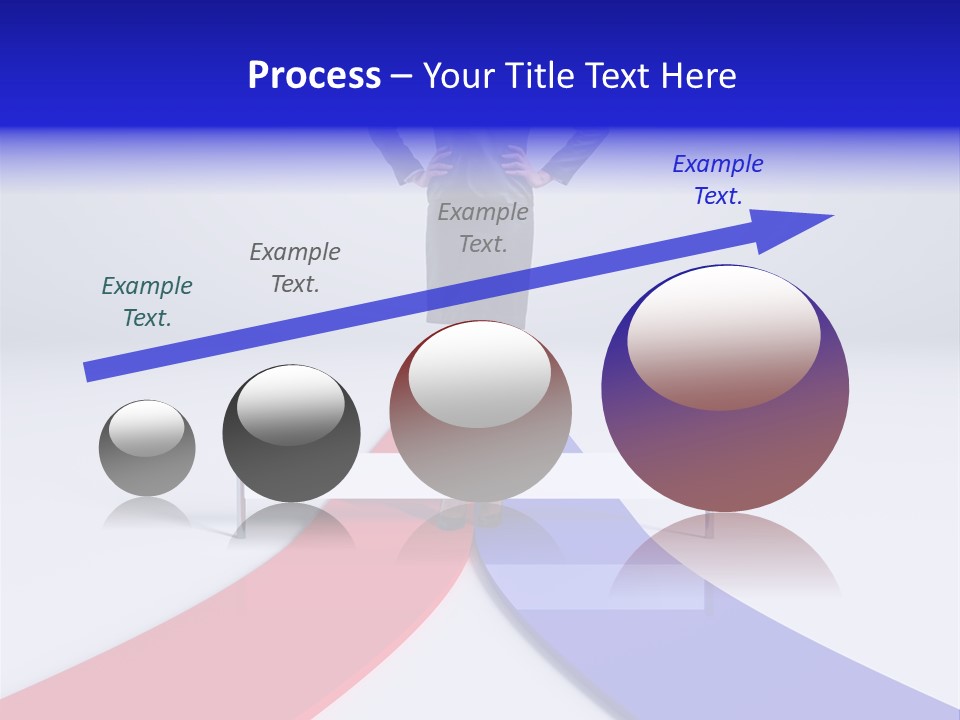 Start Young Standing PowerPoint Template