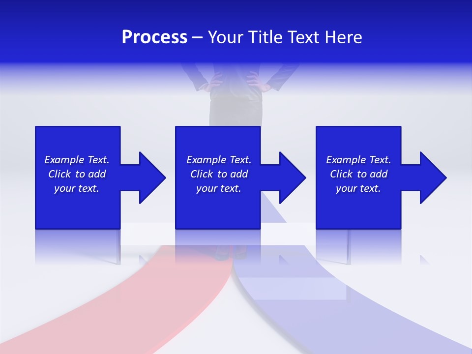 Start Young Standing PowerPoint Template