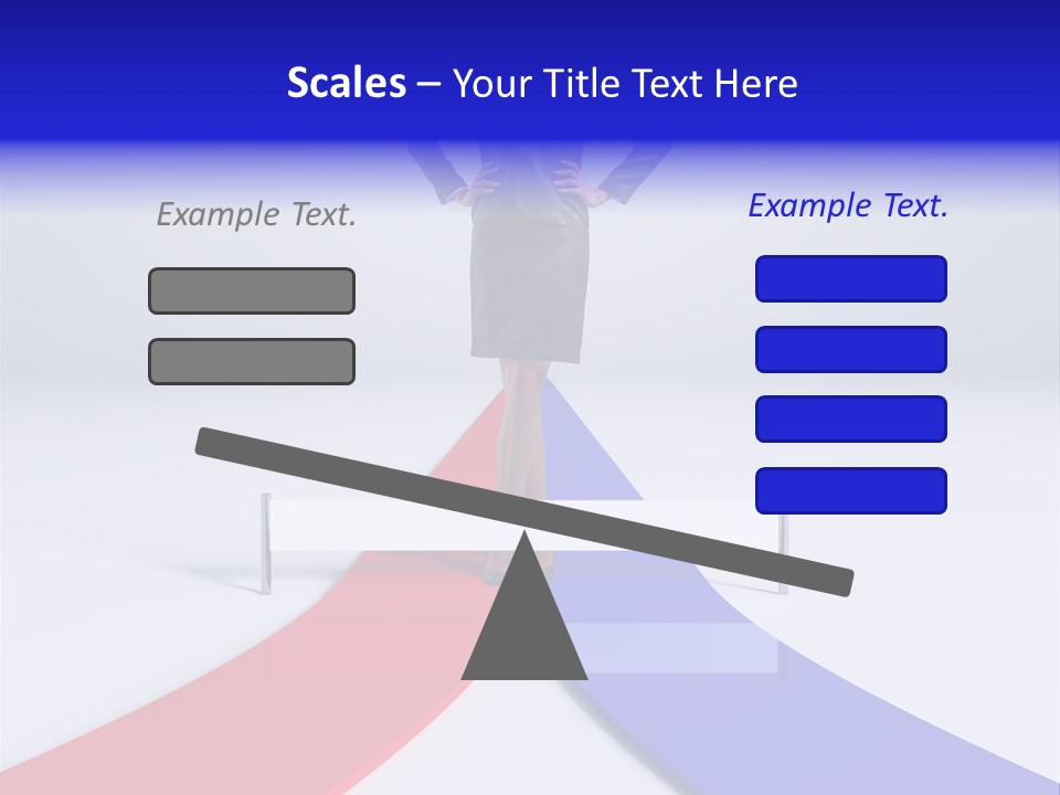 Start Young Standing PowerPoint Template