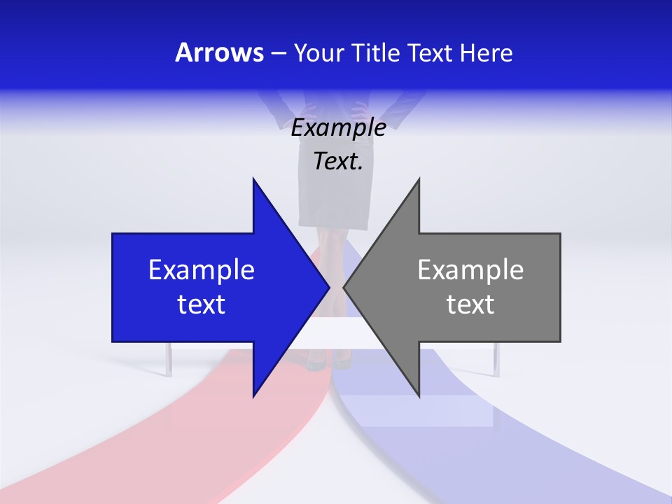 Start Young Standing PowerPoint Template